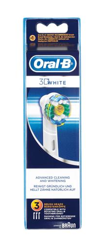 BRAUN Testine di ricarica Oral-B Pro Bright (EB183) refill per spazzolini elettrici Braun 3 pezzi